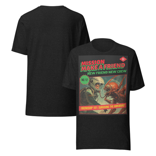 Short sleeve t shirt how to make friends